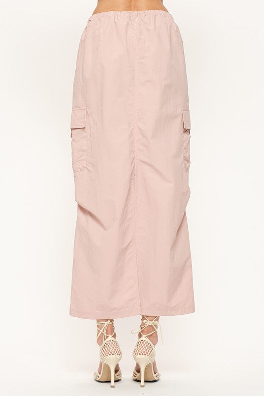 Pink Cargo Skirt