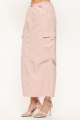 Pink Cargo Skirt