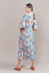 Akira Dress Blue Floral