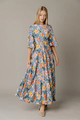 Akira Dress Blue Floral