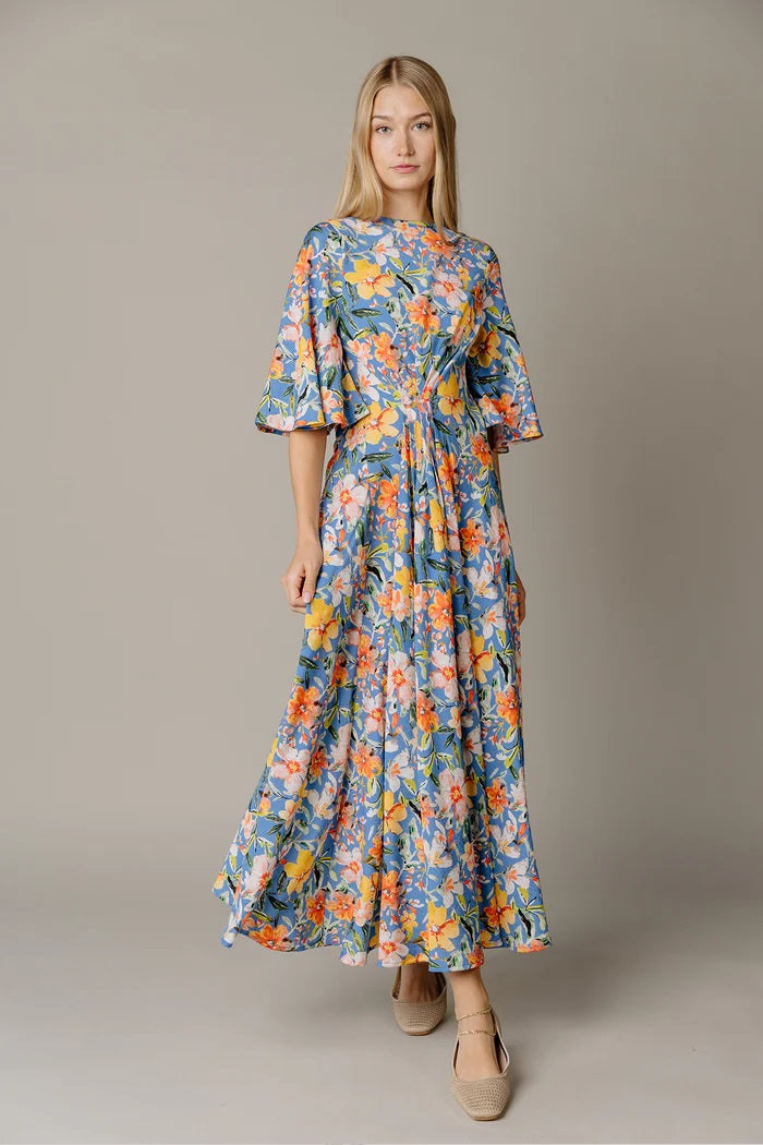 Akira Dress Blue Floral