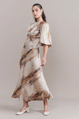 Maren Dress Granite Print