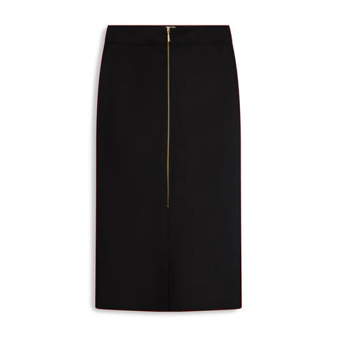 Point Ponte Zip Up Skirt