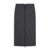 Point Ponte Zip Up Skirt