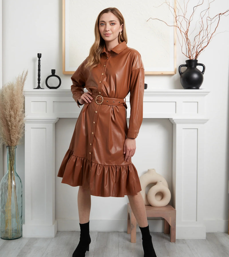 Menucha Leather Dress