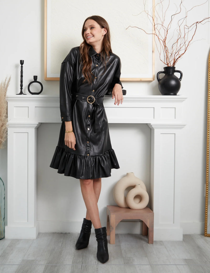 Menucha Leather Dress