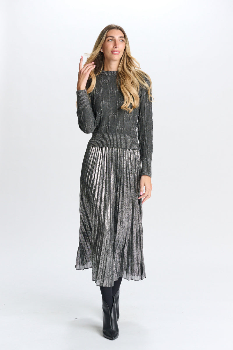 Miz 2909 Silver Skirt