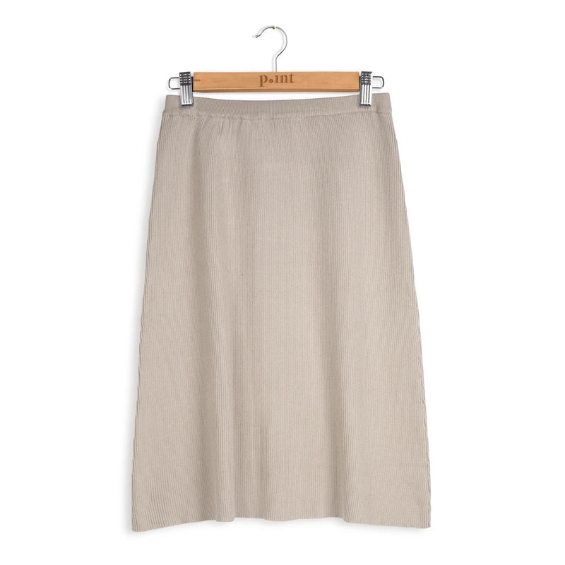 Point Knit Aline Skirt