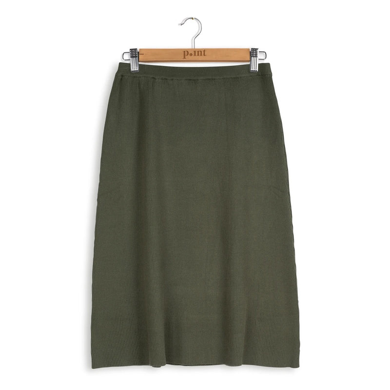 Point Knit Aline Skirt