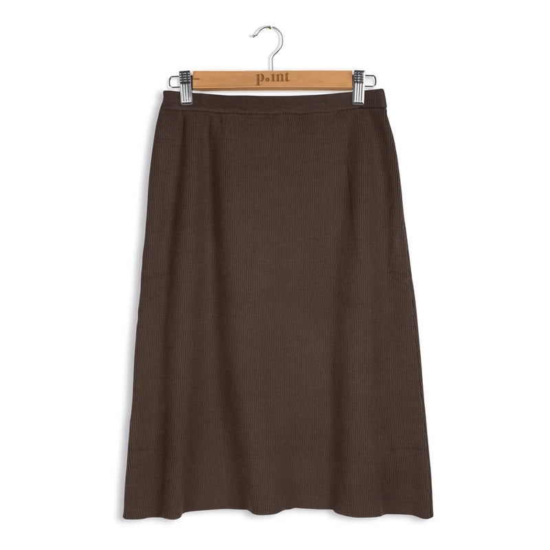 Point Knit Aline Skirt